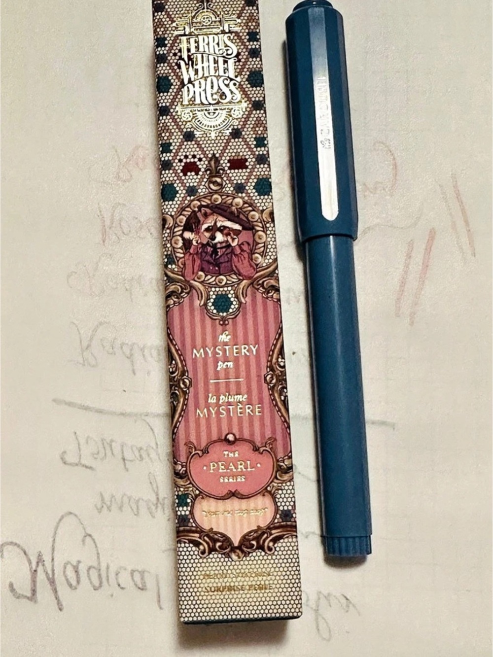 Ferris Wheel Press Fountain Pen - Pearl Series Blue